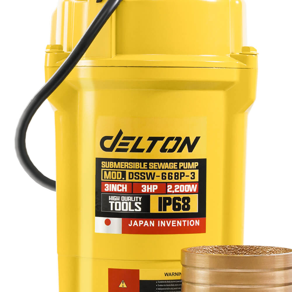 ปั๊มจุ่ม DELTON รุ่น DSSW-668P-3 ขนาด 3 นิ้ว 3HP 2,200W_3